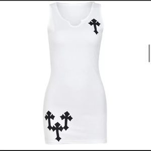 Chrome inspired dress